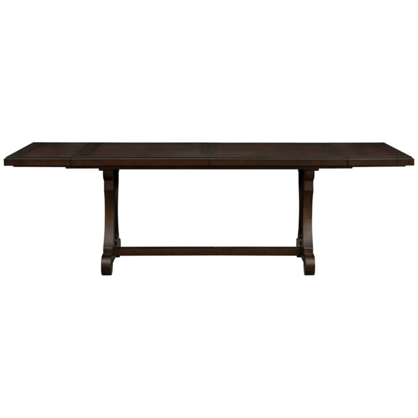 Rectangle Extension Dining Table - Brown