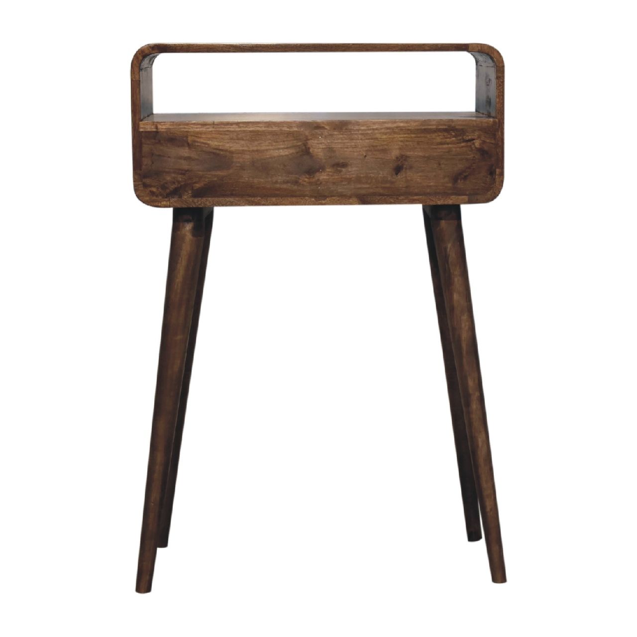 Solid Wood Curved Console Table