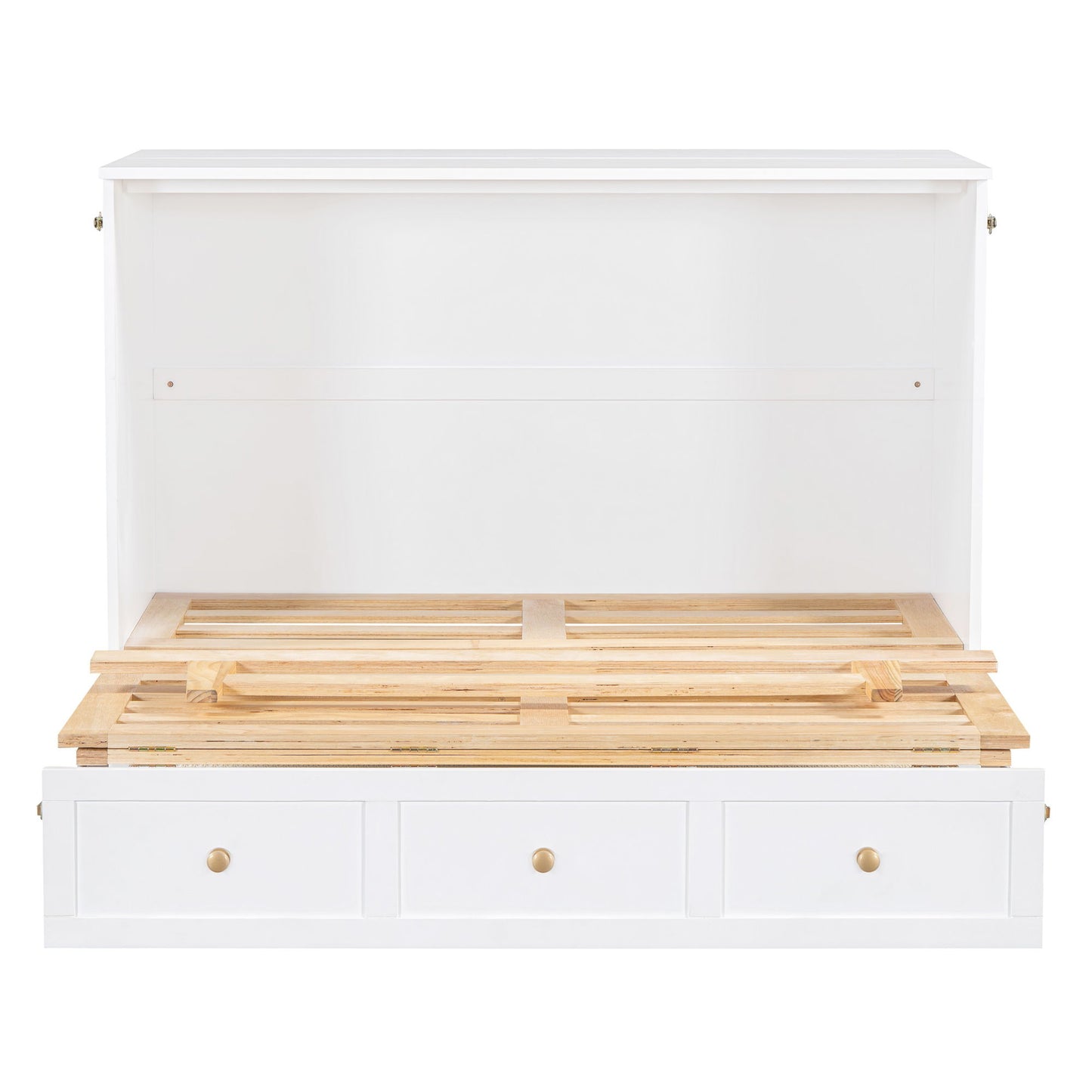 Murphy Bed With Large Drawers, Space Saving Design