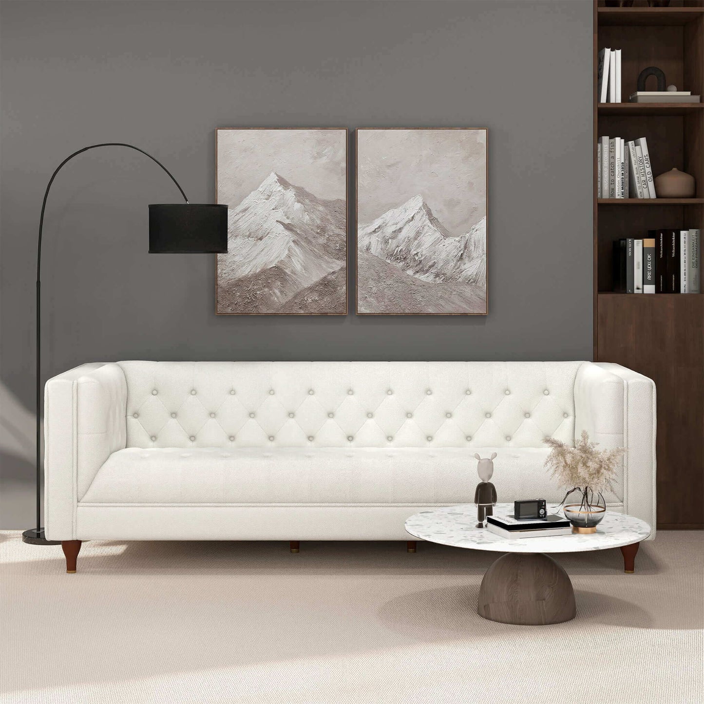 Evelyn - Mid-Century Luxury Chesterfield Sofa