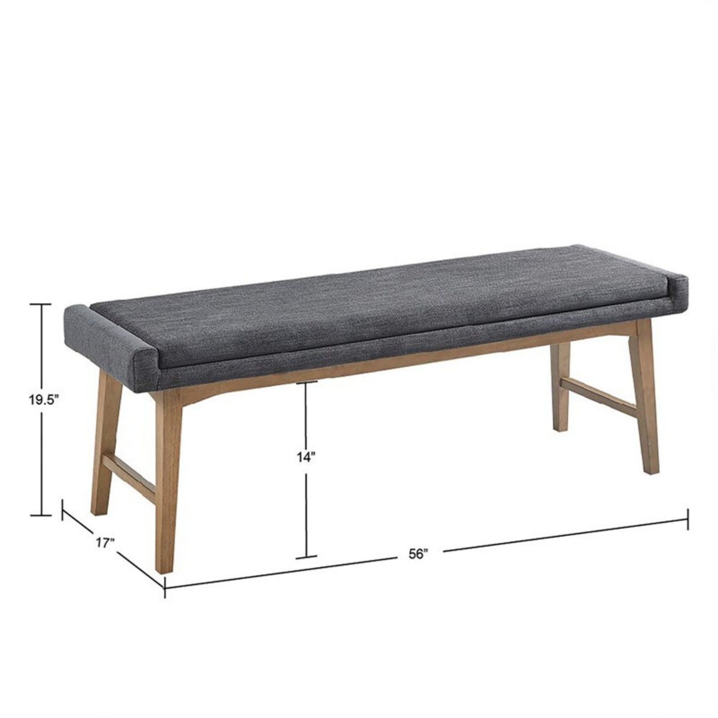 April - Upholstered Accent Bench - Multicolor