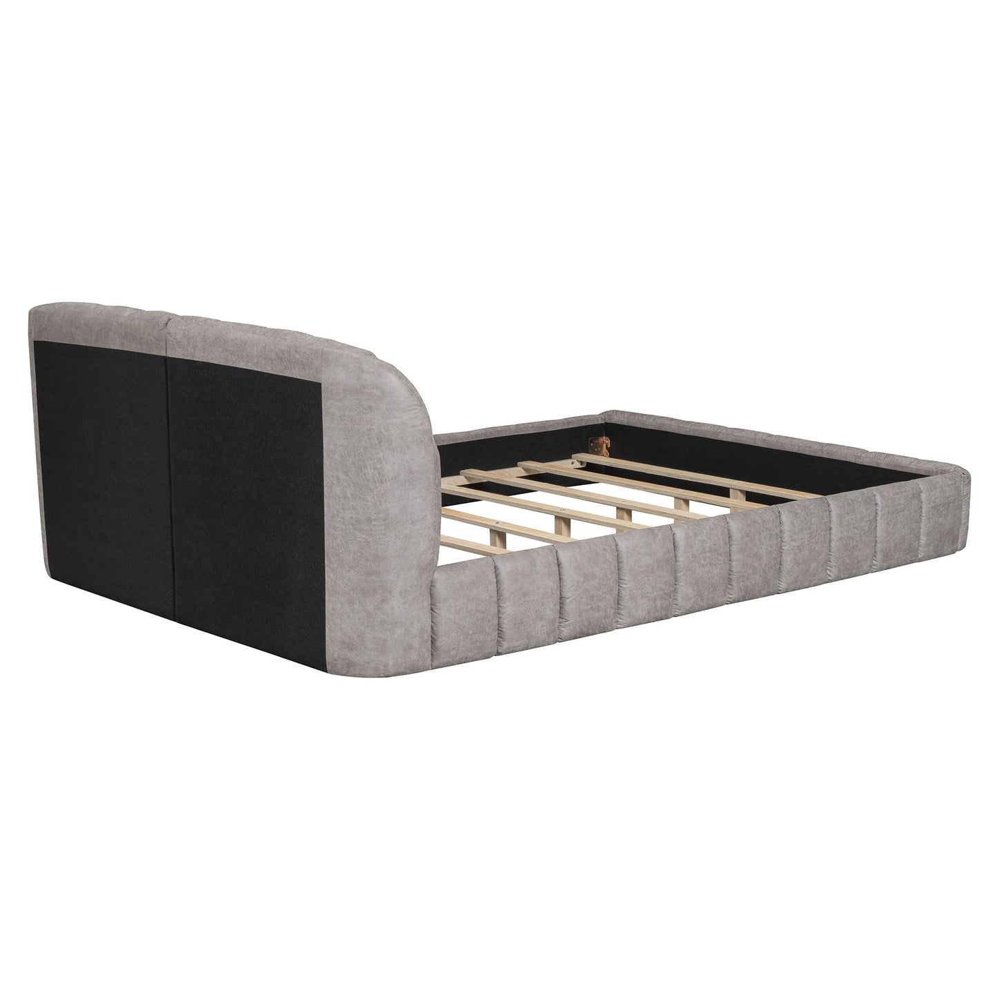 Elegant Design Upholstered Platform Bed