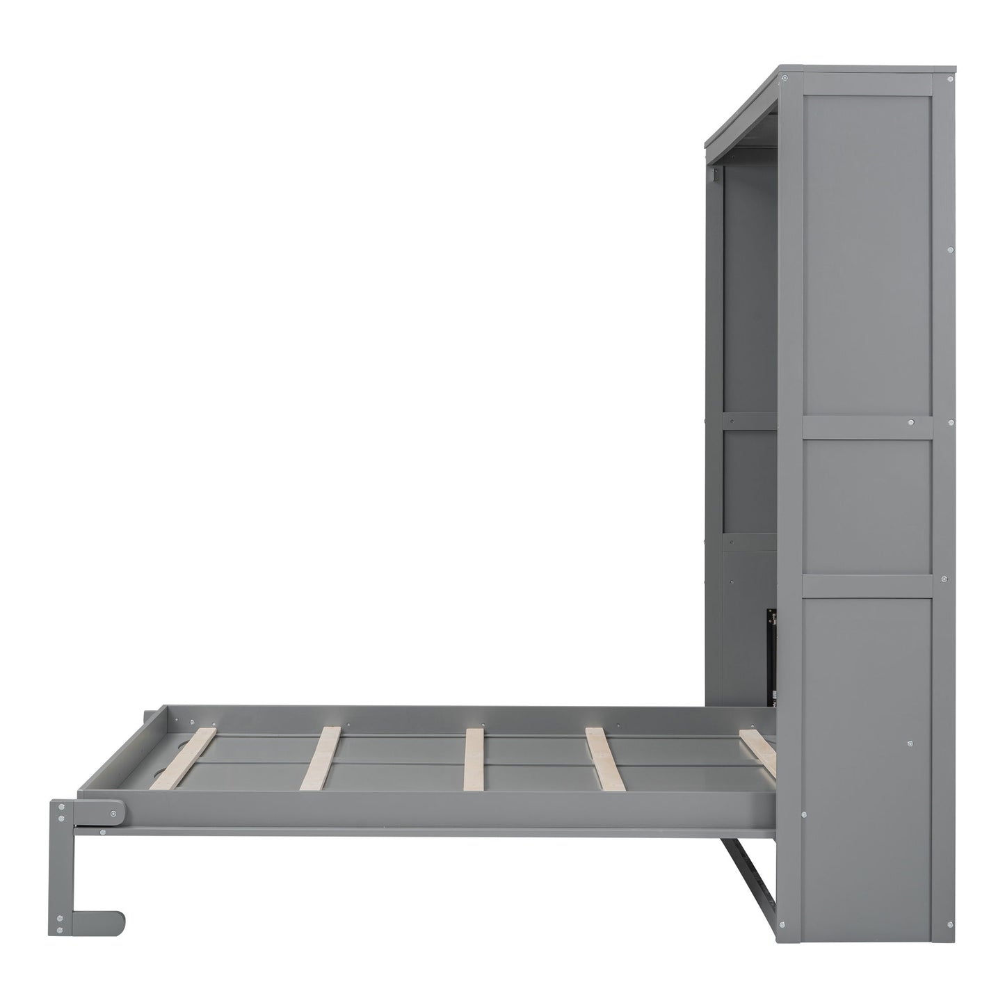 Murphy Wall Bed With Shelves, Space Saving