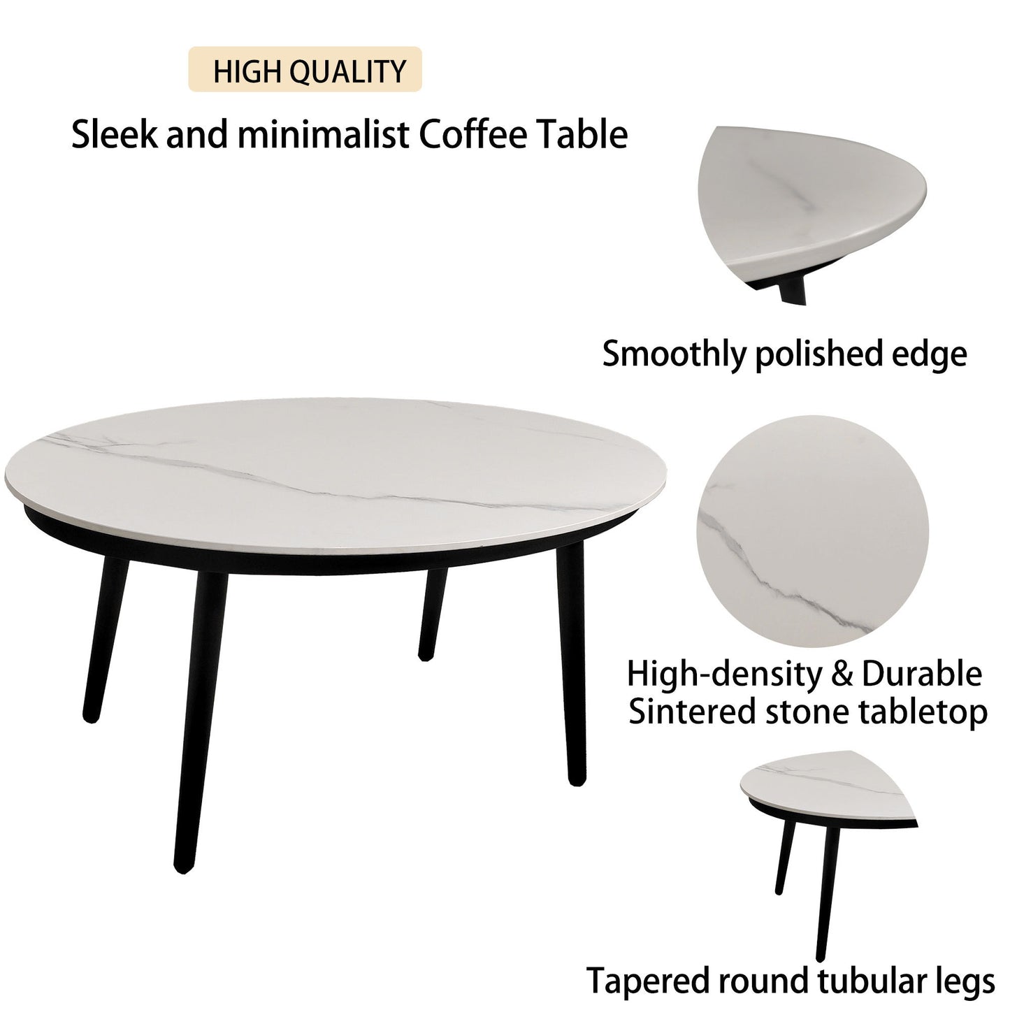 Outdoor Patio Modern Set With Removable Sunbrella Cushions And Table