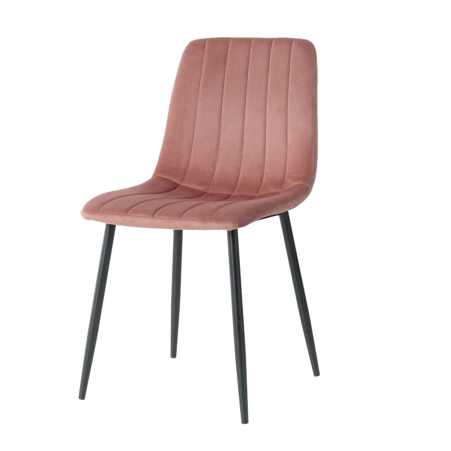 Dining Chair, Modern Kitchen Dining Chair With Cushion Back, Upholstered Side Chair With Coated Metal Legs, Family Kitchen Dining Room And Living Room (Set of 4)