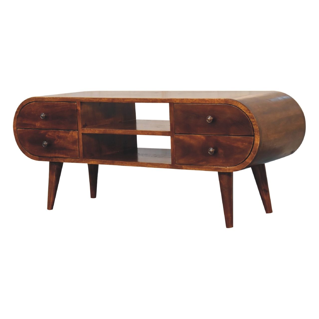 Circular, Media Unit - Chestnut
