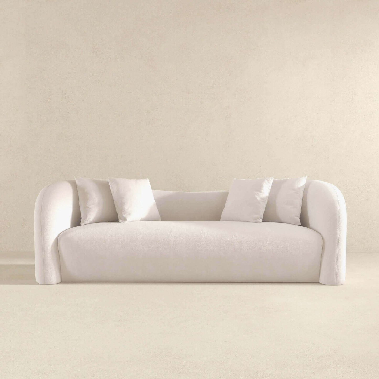 Mason - Mid Century Modern Luxury Tight Back Curvy Couch