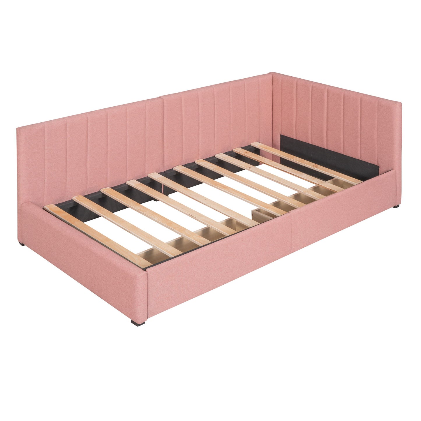 Upholstered Daybed, Sofa Bed Frame, No Box Spring Needed