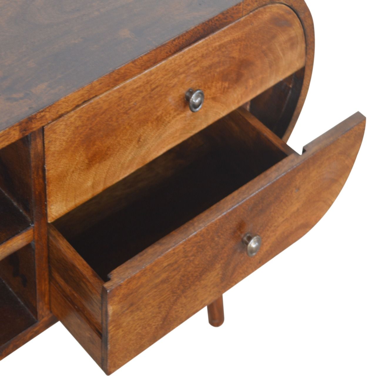 Circular Media Unit - Chestnut