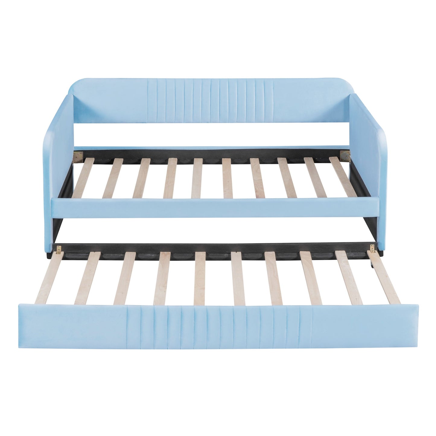 Upholstered Daybed Sofa Bed With Trundle Bed
