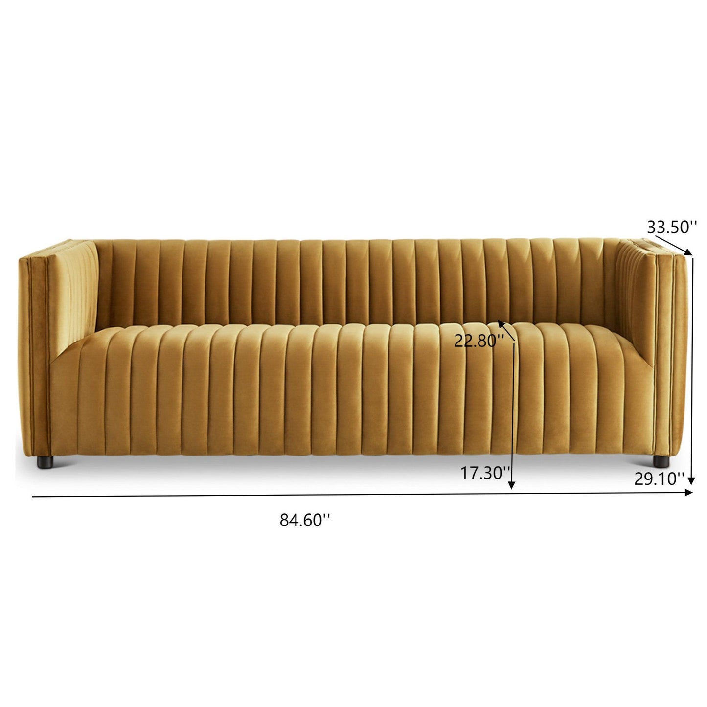 Dominic - Channel Tufted Sofa