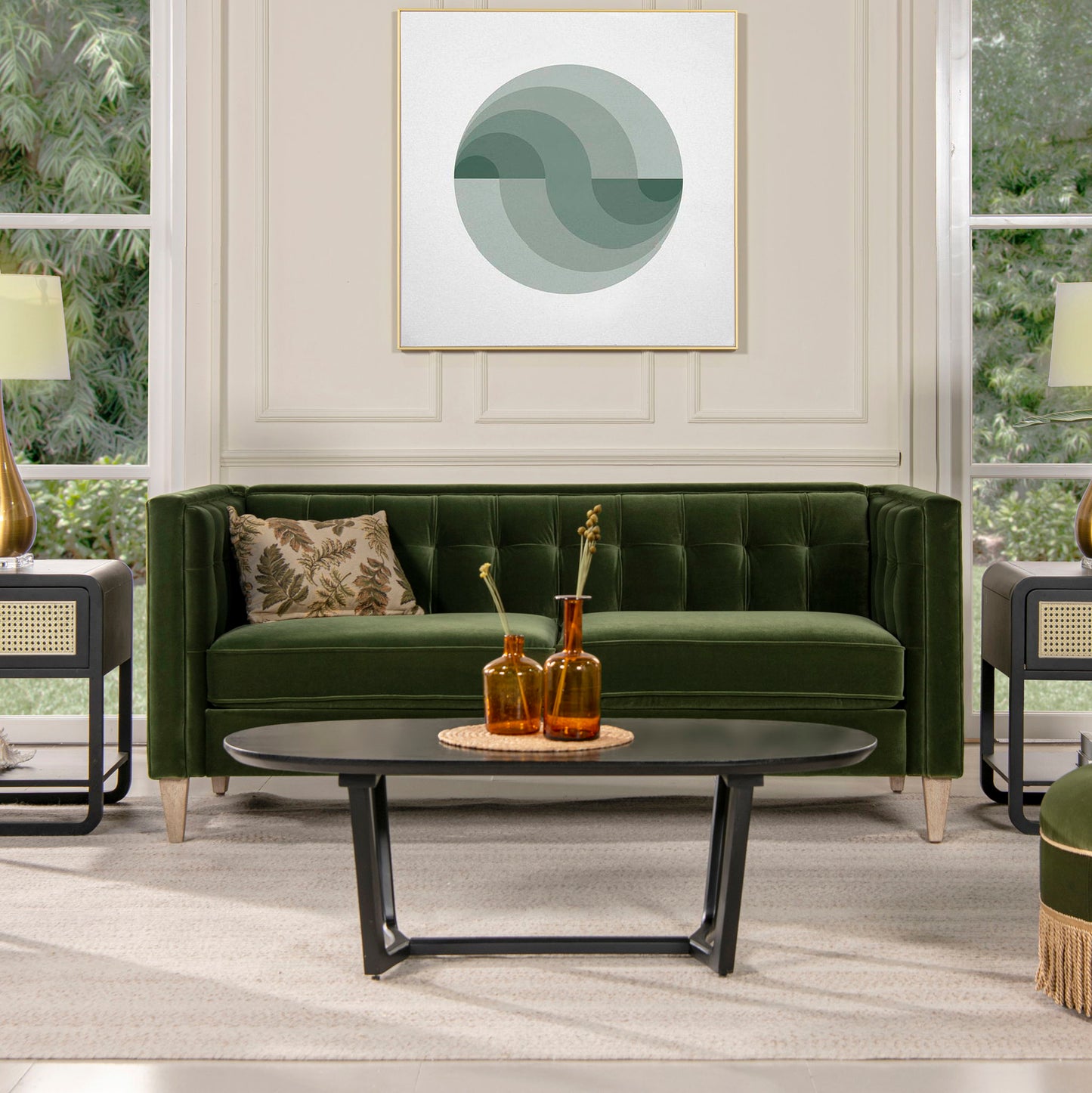 James - Modern Tuxedo Sofa