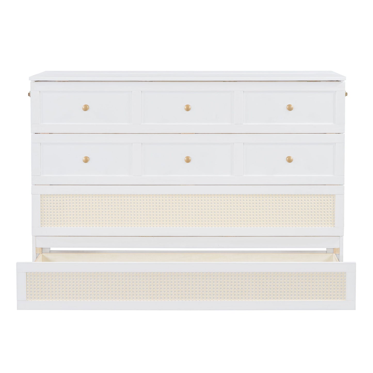 Murphy Bed With Large Drawers, Space Saving Design