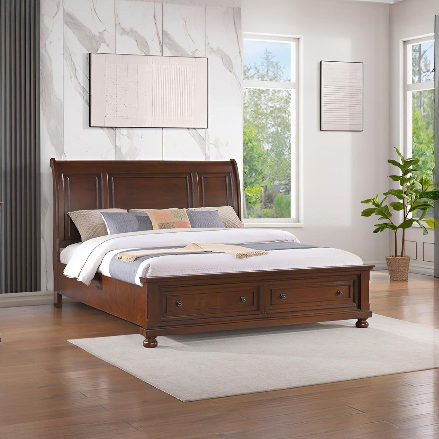 Meade - Sleigh Bed