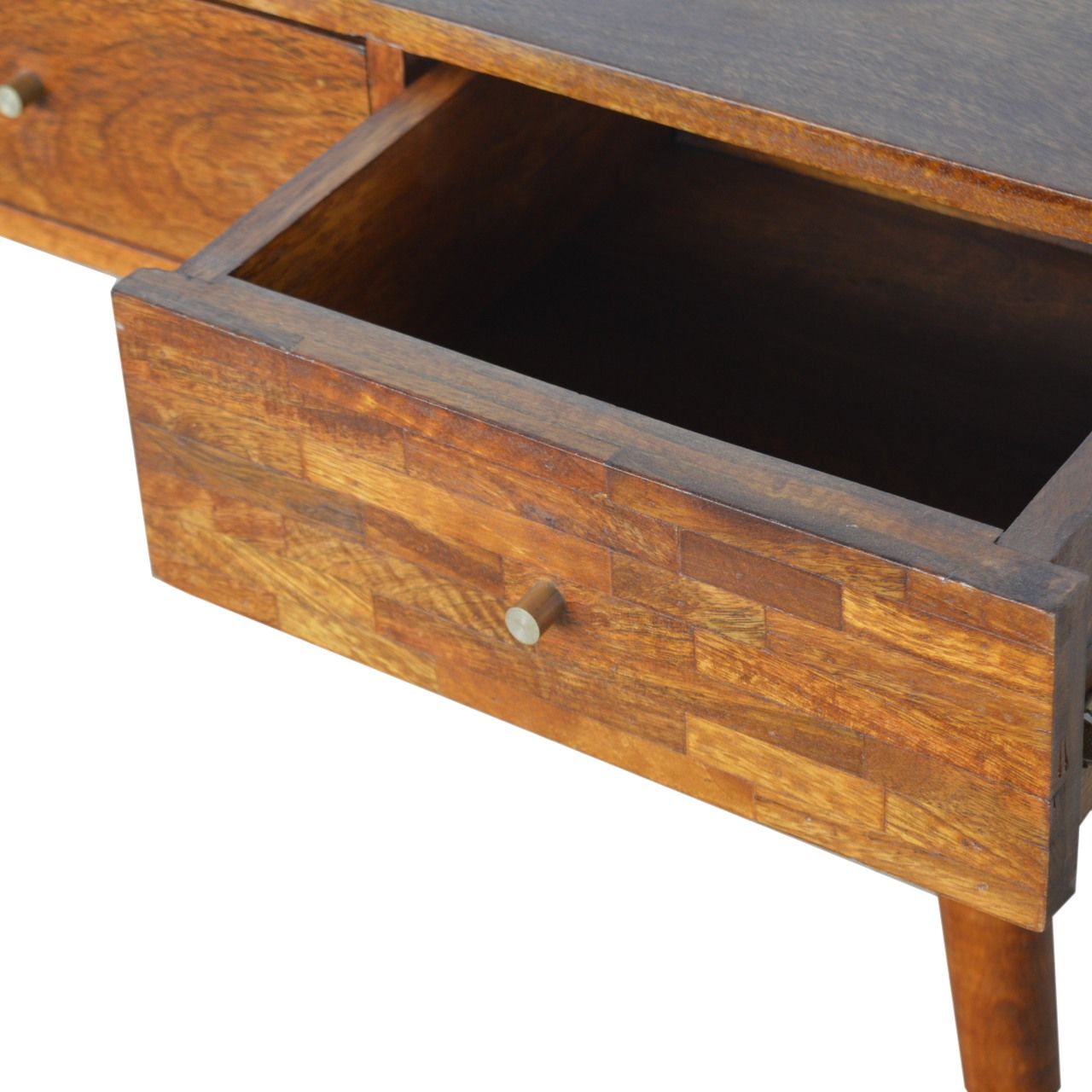 3 Drawer Assorted Console - Brown