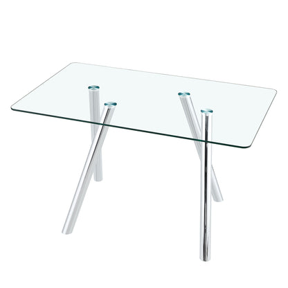 Dining Table With Transparent Surface