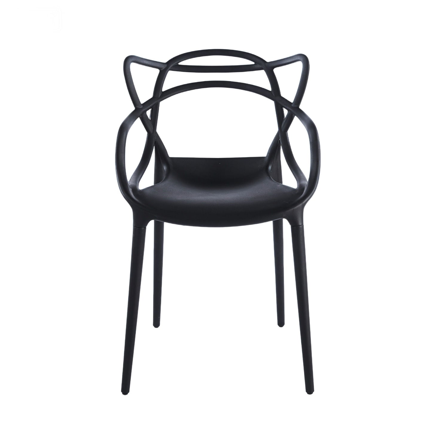 Dining Chair (Set of 4) - Black - Plastic