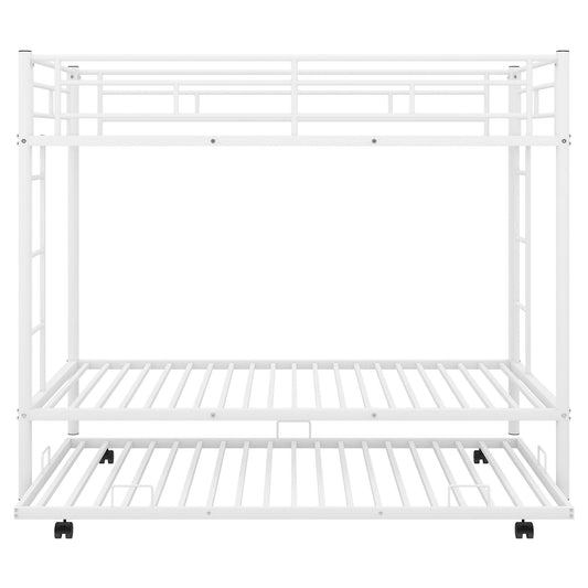 Twin Over Twin Bunk Bed With Trundle