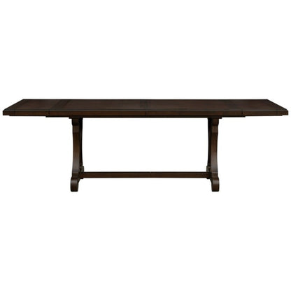 Rectangle Extension Dining Table - Brown