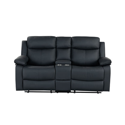 Blanche - Reclining Set With LED Lights, Speaker