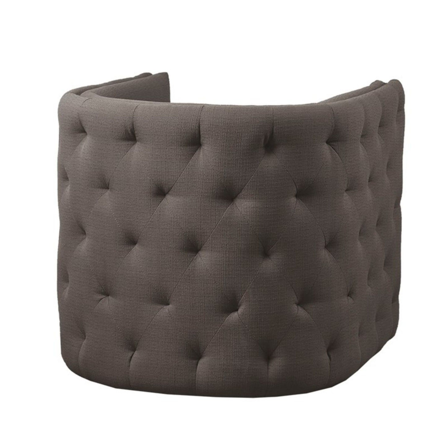 Capstone - Swivel Barrel Chair With Nailhead Accents And Button Tufting