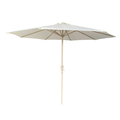 Patio Market Umbrella With 8 Steel Ribs, UV-Resistant And Waterproof Canopy