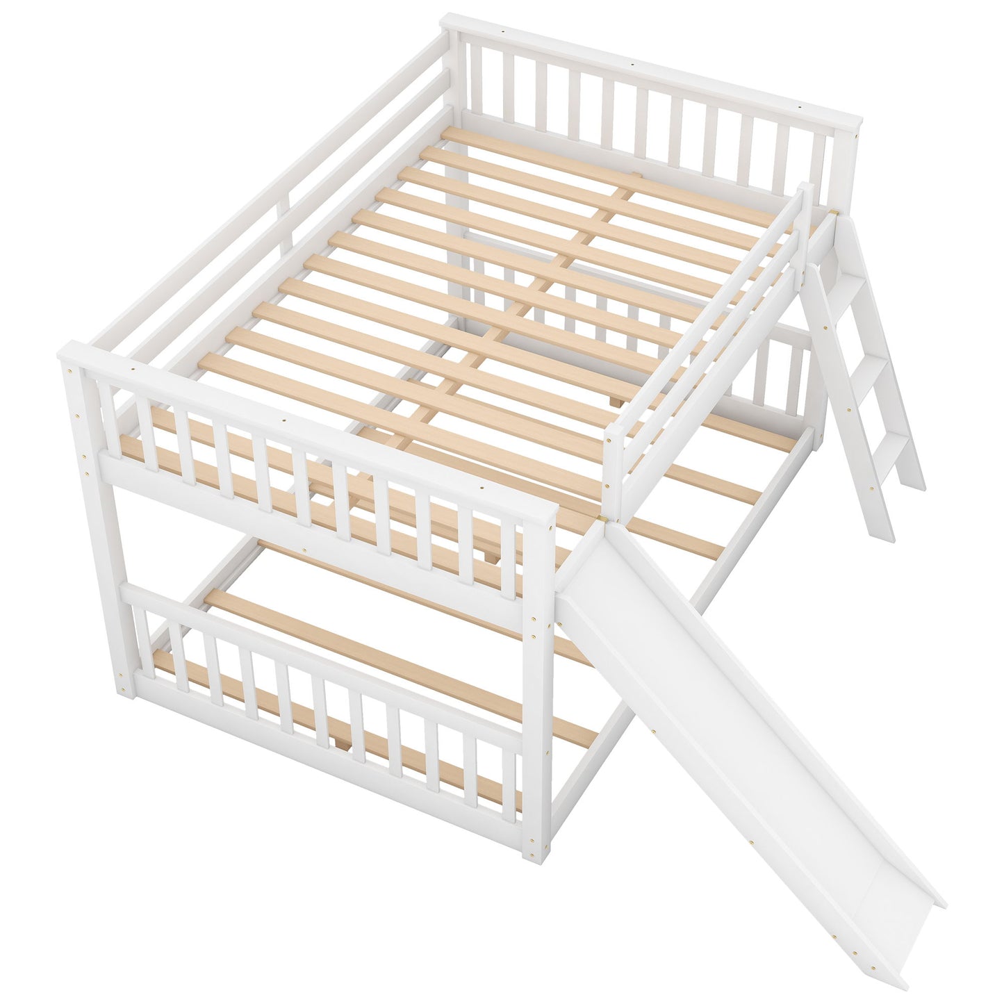 Bunk Bed & Convertible Slide And Ladder