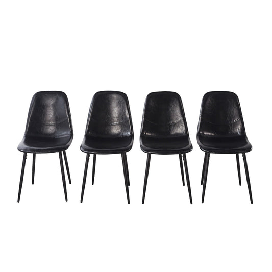 Dining Chairs (Set of 4) - Black