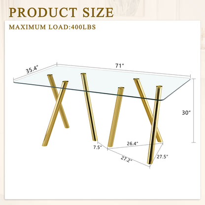 Dining Table With Transparent Surface