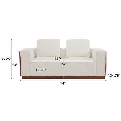 Chita - Modular Sectional Sofa 2 Seater With Larger Seats - Beige