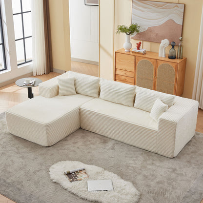 Modular Sofa With Square Legs