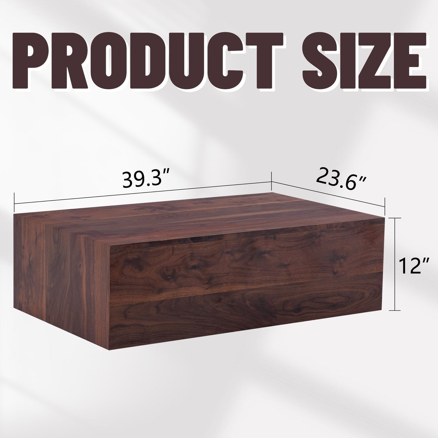 Modern Coffee Table With Light Wood Texture Pattern