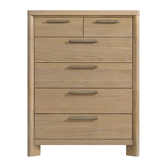 6 Drawer Chest - Tan