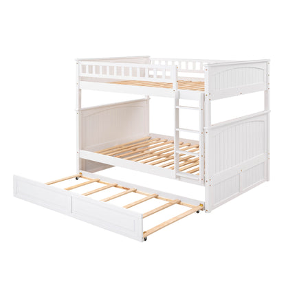 Bunk Bed With Twin Size Trundle, Guardrails