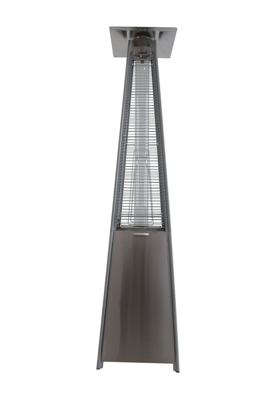 40, 000 Btu Propane Standing Patio Heater Stainless Steel
