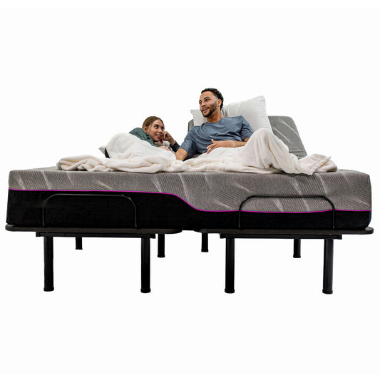 Renew - 11" King Size Flex Head Cooling Gelcare Memory Foam Mattress - Gray