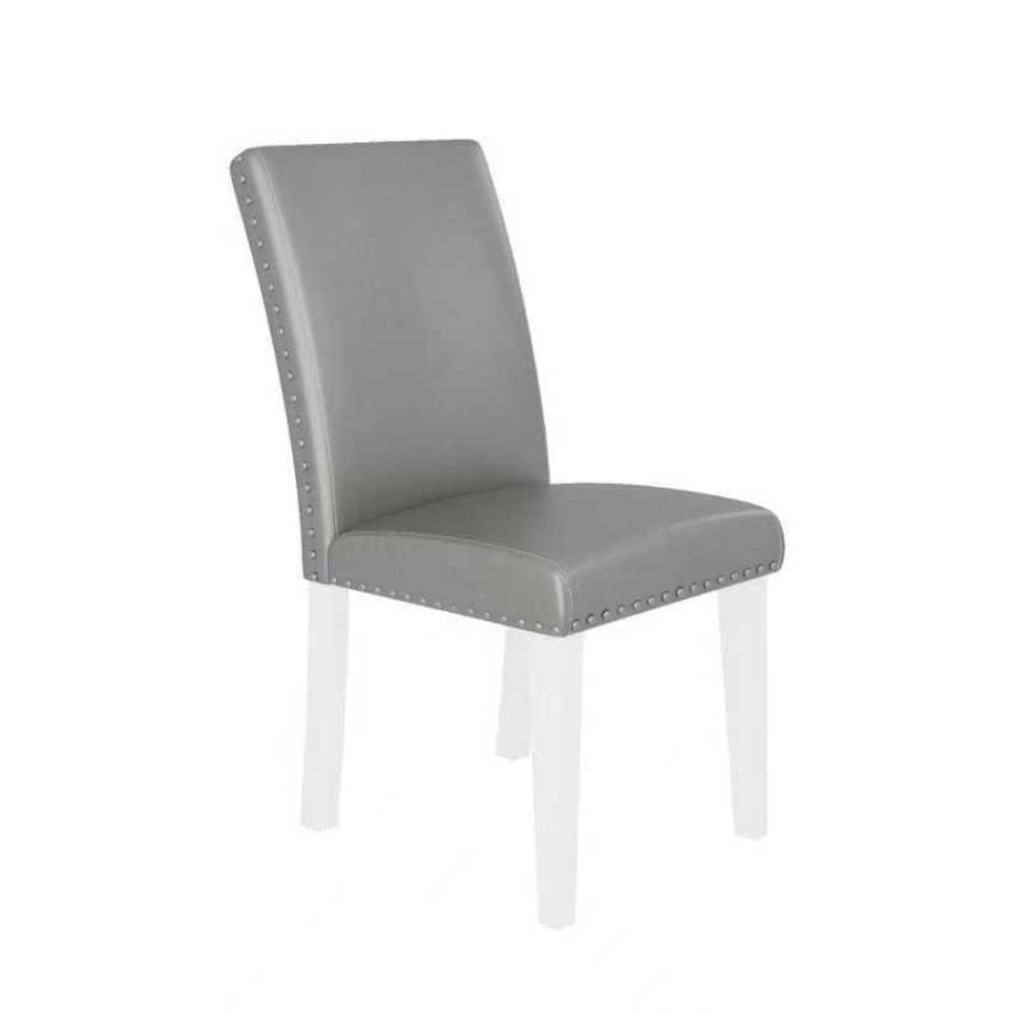 Upholstered Dining Chair With High Back Design (Set of 2)