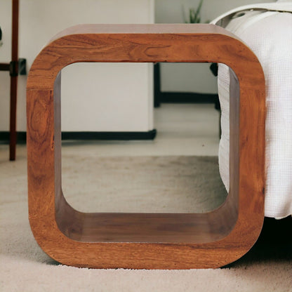 Darcy - Round Nightstand - Brown