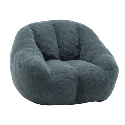 Comfy Bean Bag Chair With Memory Foam Filler, Tufted Soft