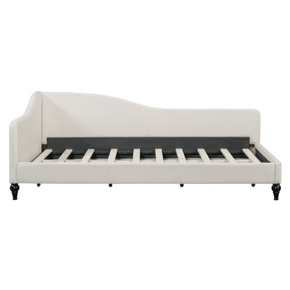 Modern L Shaped Linen Daybed With Legs