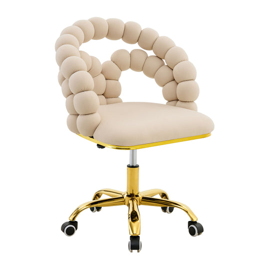 Puffy Bubble, Ball Chain Accent Chair With 5 Claw Casters