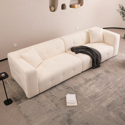 Stylish Sofa With Square Design And Thick Handrailing For Living Room