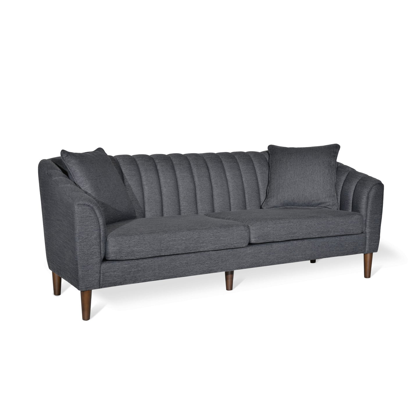 Contemporary 3 Seater Sofa With Accents