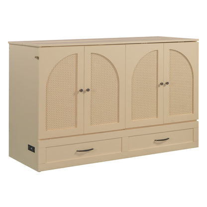 Murphy Bed With Large Drawers