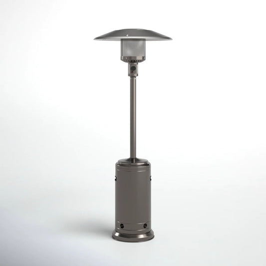 46000 Btu Propane Patio Heater - Steel Gray