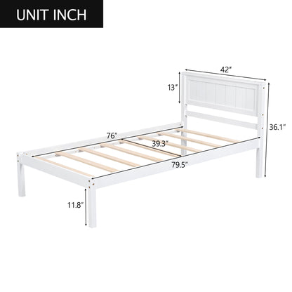 Platform Bed Frame With Headboard