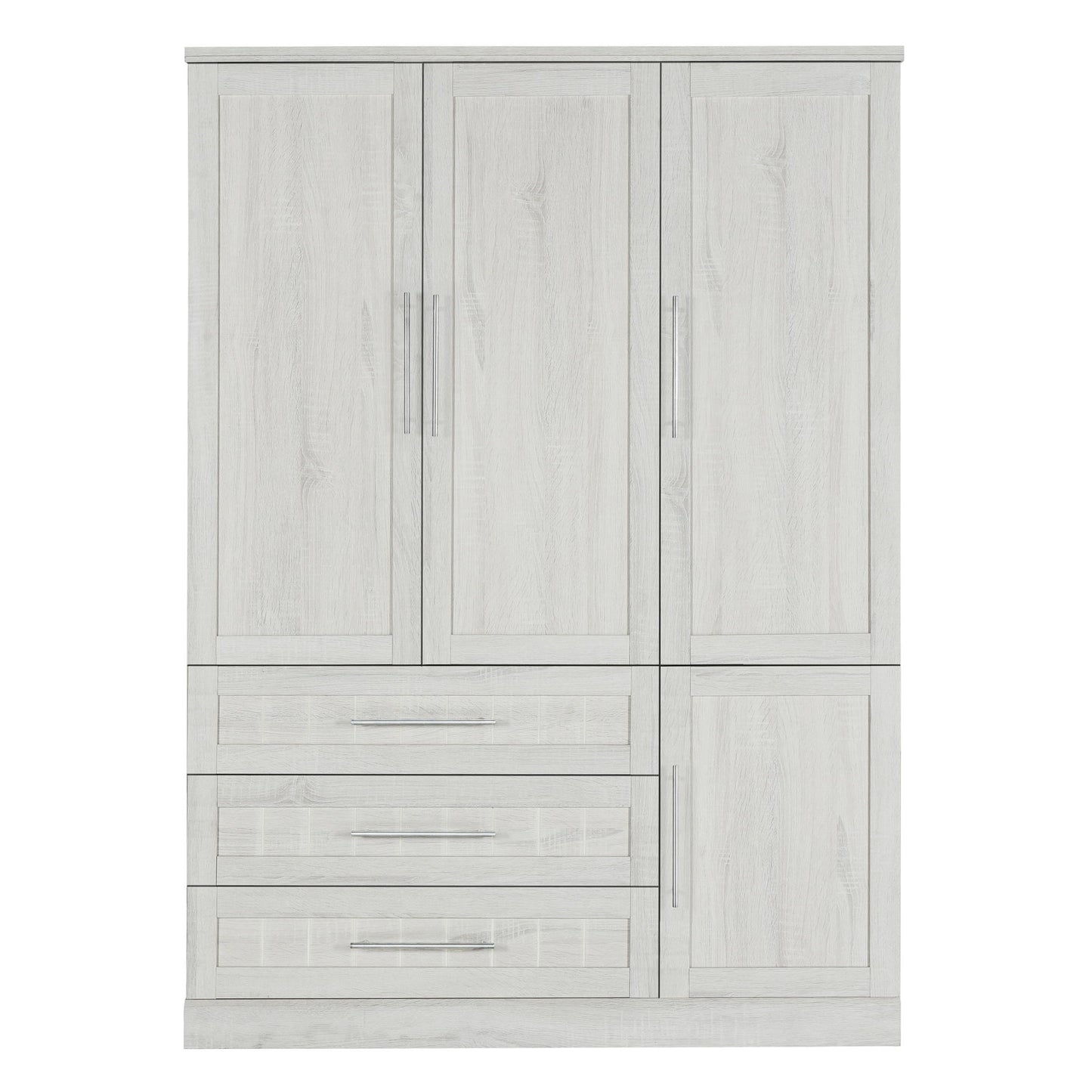 4 Door Wardrobe Armoire With 3 Drawers