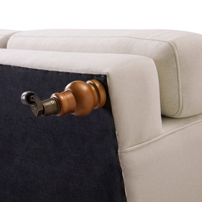 Alana Lawson - Modern Three Cushion Tightback Sofa