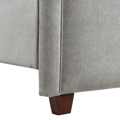 Carmen - Upholstered Wingback Panel Bed Frame