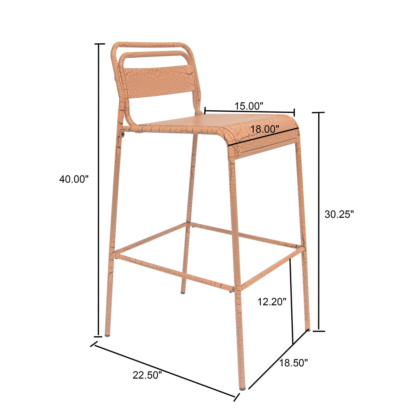Carmella - Outdoor Barstool